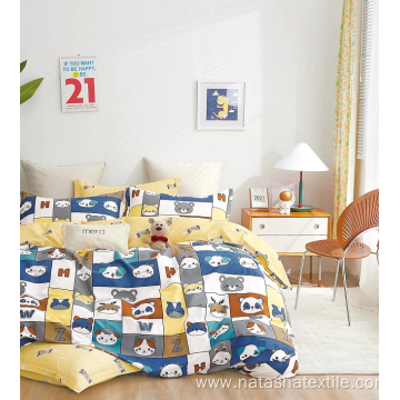 Pure Cotton active printing four pcs bedding sets